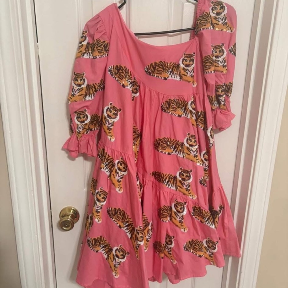 Queen Of Sparkles Tiger Dress